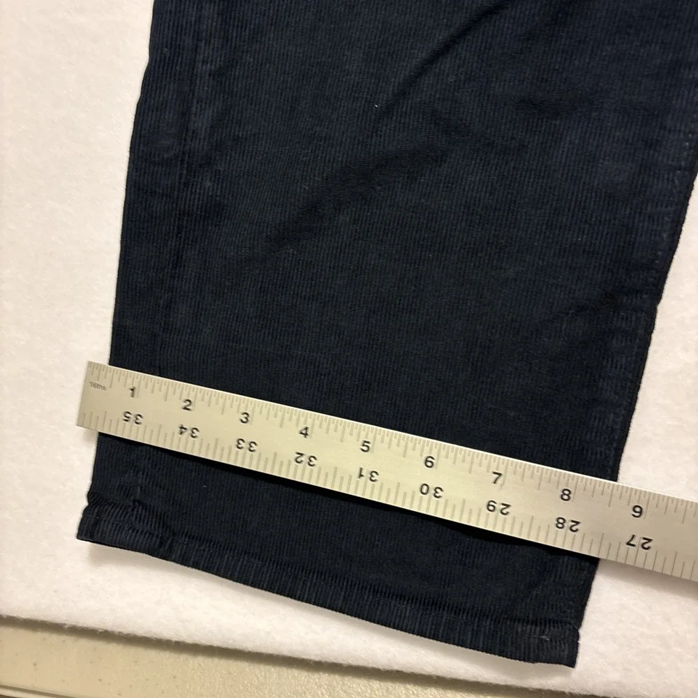 Bonobos Corduroy Pants Mens 35x34 Navy Blue Tailored Straight Chino French